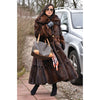 FURSARCAR 2019 New Women Real Mink Fur Coats Whole Skin Thick Warm Mink Fur Jacket For Female Long Style Luxury Nature Fur Coat