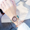 2019 Women Watches Bracelet box set Starry Sky Ladies Bracelet Watch Casual Leather Quartz Wristwatch Clock Relogio Feminino