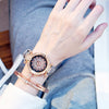 2019 Women Watches Bracelet box set Starry Sky Ladies Bracelet Watch Casual Leather Quartz Wristwatch Clock Relogio Feminino