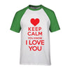 Tricou_keep_calm_i_love_you T Shirt  Mens 4XL 5Xl short sleeve Funny Hipster Tees 2019 Summer o-neck Mens T Shirt