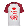 Tricou_keep_calm_i_love_you T Shirt  Mens 4XL 5Xl short sleeve Funny Hipster Tees 2019 Summer o-neck Mens T Shirt